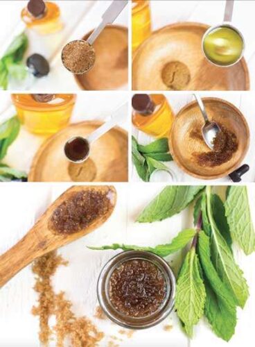 DIY Peppermint Lip Scrub